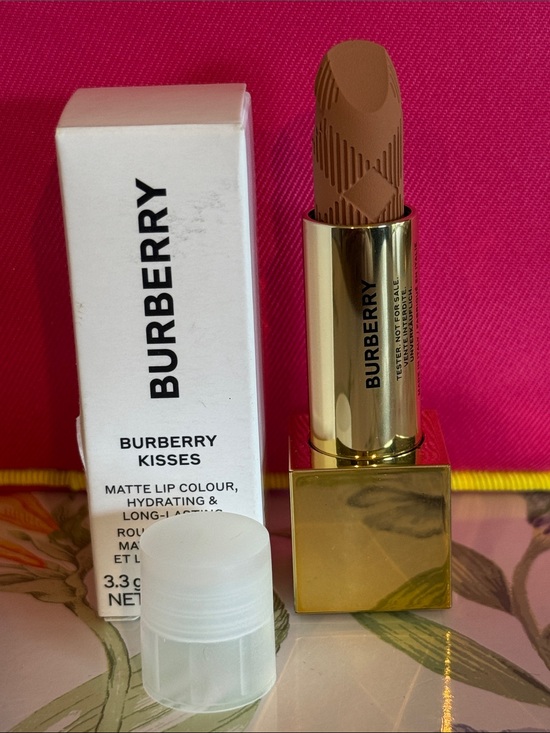 Burberry Other - Burberry Kisses Matte Lipstick — Nude Brown with Gold Tube